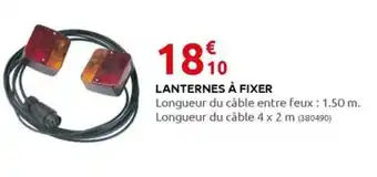 Rural Master LANTERNES À FIXER offre