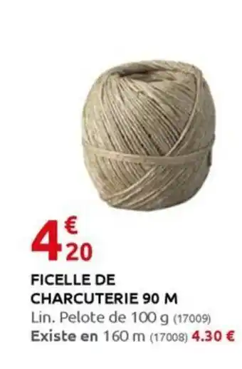 FICELLE DE CHARCUTERIE 90 M