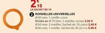 Rural Master RONDELLES UNIVERSELLES offre