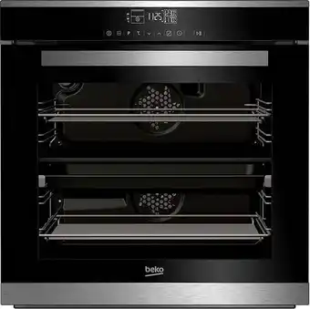 Bricorama Four intégrable multifonction 80l 60cm a pyrolyse inox/noir - bvm35400xps offre