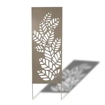 Bricorama Panneau en métal deco panel - brun - 0,60 x 1,50 m - pose murale ou sur sol meuble offre