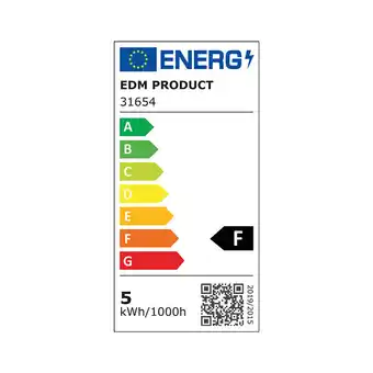 Bricorama Spot led encastrable chrome 5w 380lm 120° - blanc chaud 3200k offre