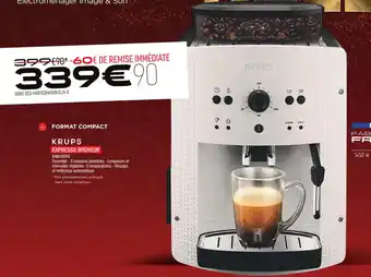 Extra KRUPS EXPRESSO BROYEUR offre