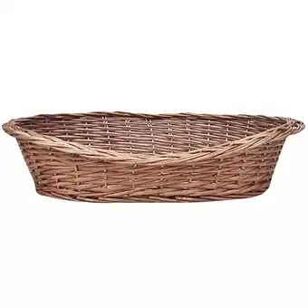 Bricorama Panier pour chien/ lit pour animaux de compagnie en saule 50 cm nature - brun offre