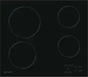 Bricorama Table de cuisson vitrocéramique 60cm 4 feux 6200w noir - ri161c offre