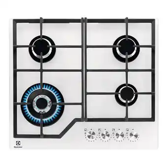 Bricorama Table de cuisson gaz 60cm 4 feux blanc - kgg64362w offre