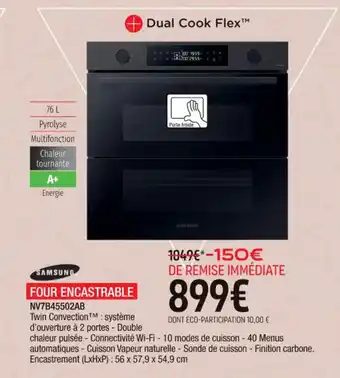 Extra FOUR ENCASTRABLE NV7B45502AB offre