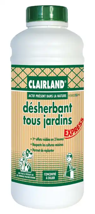 Désherbant jardin concentré clairland biocontrol