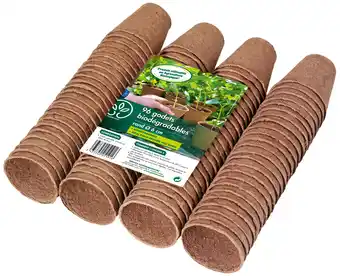 Gamm vert Lot de 96 pots biodégradables ronds gamm vert offre
