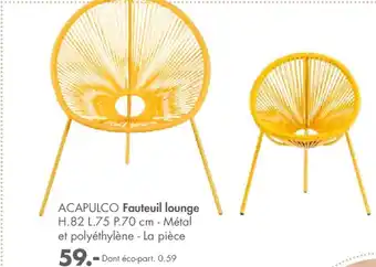 Casa Acapulco Fauteuil lounge offre
