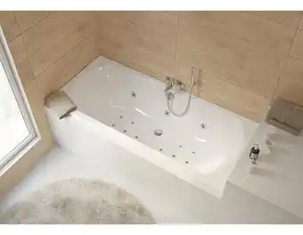 Allibert baignoire balnéo droite malya - 180 x 80 cm