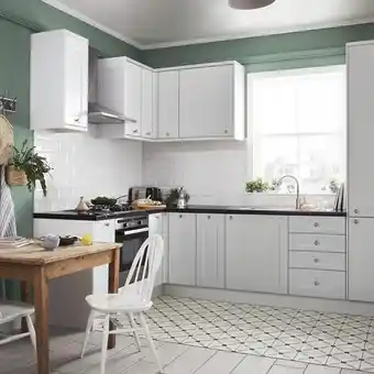 Brico Dépôt Cuisine artemisia blanc mat offre