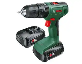 Brico Dépôt Bosch pack perceuse à percussion sans-fil - easyimpact 18 v - 40 + 2 batteries 2,0 ah offre