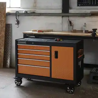 Brico Dépôt Magnusson servante 5 tiroirs et 1 armoire à porte offre