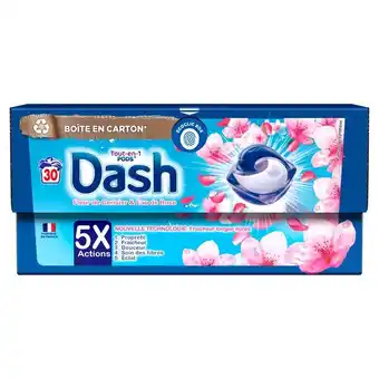 Carrefour Market Dash pods lessive capsules tout en 1 offre