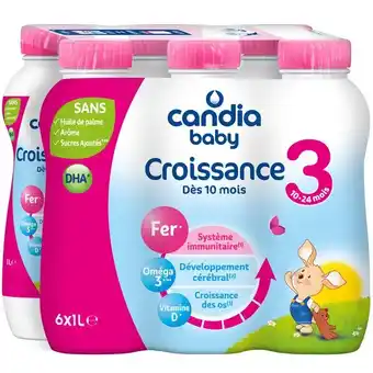 Carrefour Market Candia baby croissance 3 offre