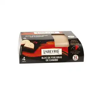 Carrefour Market Labeyrie bloc de foie gras de canard offre