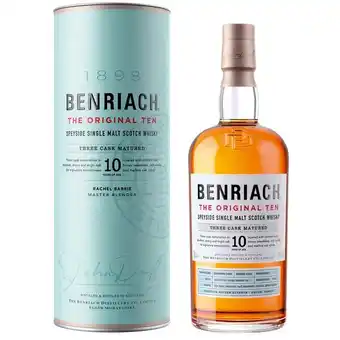 Carrefour Market Benriach single malt scotch whisky offre