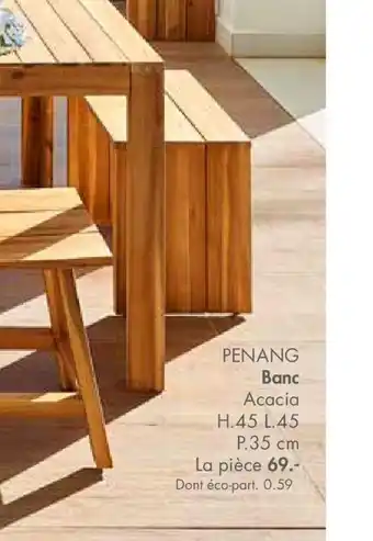 Casa Penang Banc offre