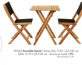Ensemble bistrot