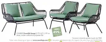 Casa Charles ensemble lounge offre