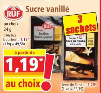 Norma Sucre vanillé offre