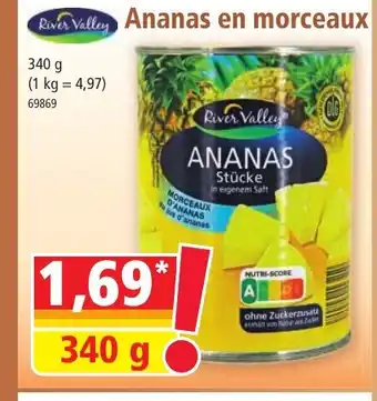 Norma River Valley Ananas en morceaux offre