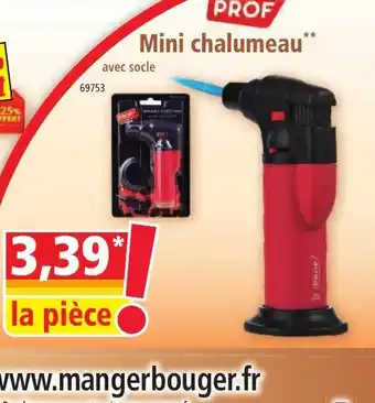 Norma Mini chalumeau offre
