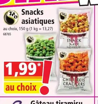 Norma Snacks asiatiques offre