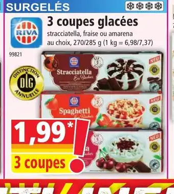 Norma 3 coupes glacées offre