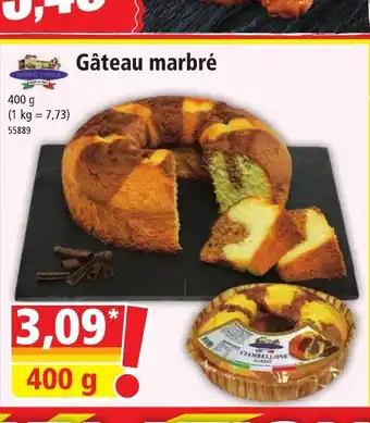 Norma Gâteau marbré offre