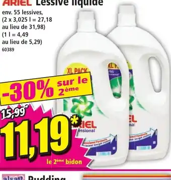 Norma ARIEL Lessive liquide offre