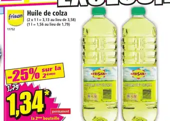 Norma Huile de colza offre