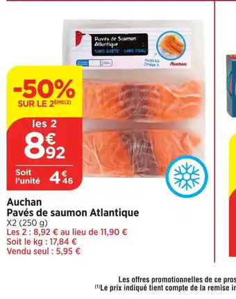 Bi1 Pavés de Saumon Atlantique offre