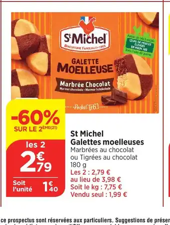 Bi1 St Michel Galettes moelleuses offre