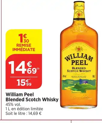 Bi1 William Peel Blended Scotch Whisky l offre