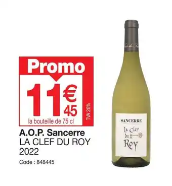 A.O.P. Sancerre LA CLEF DU ROY
