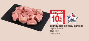 Promocash Blanquette de veau sans os offre