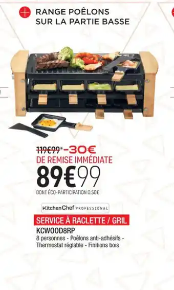 SERVICE Ă RACLETTE / GRIL KCW00D8RP