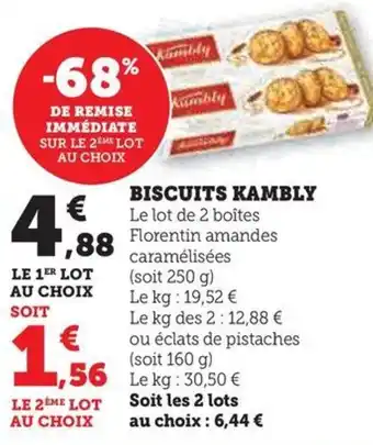 Hyper U BISCUITS KAMBLY offre