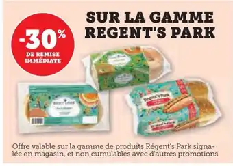 Hyper U SUR LA GAMME REGENT'S PARK offre