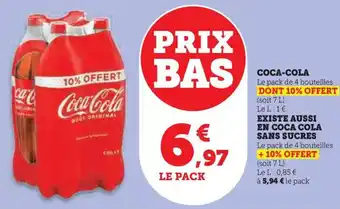 Hyper U COCA-COLA offre