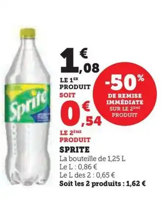Hyper U SPRITE offre
