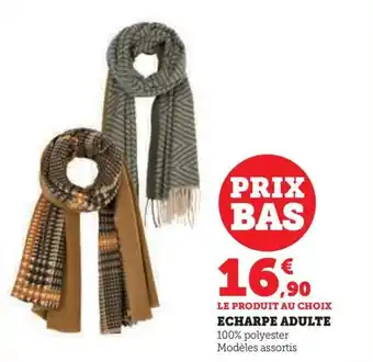 Hyper U ECHARPE ADULTE offre