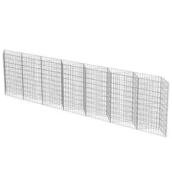 Bricorama Mur de gabion acier galvanisé 450 x 30 x 100 cm - argent - pelouses et jardins - jardinage - pots et cache-pots - argent - ar offre