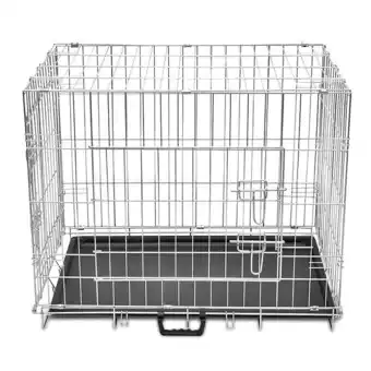 Bricorama Cage en métal pliable pour chien m - noir offre