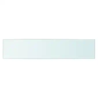 Panneau d'étagère verre transparent 70 x 15 cm