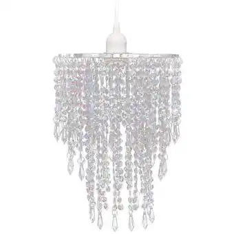 Bricorama Lustre suspendu en cristal 22,5 x 30,5 cm - transparent offre