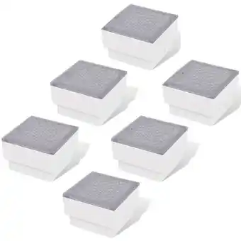 Bricorama 6 lampes led d'éclairage incorporées au sol 100 x 100 x 68 mm - blanc offre