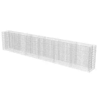 Bricorama Jardinière à gabion acier galvanisé 540 x 50 x 100 cm - argent - jardinage - pots et cache-pots - argent - argent offre
